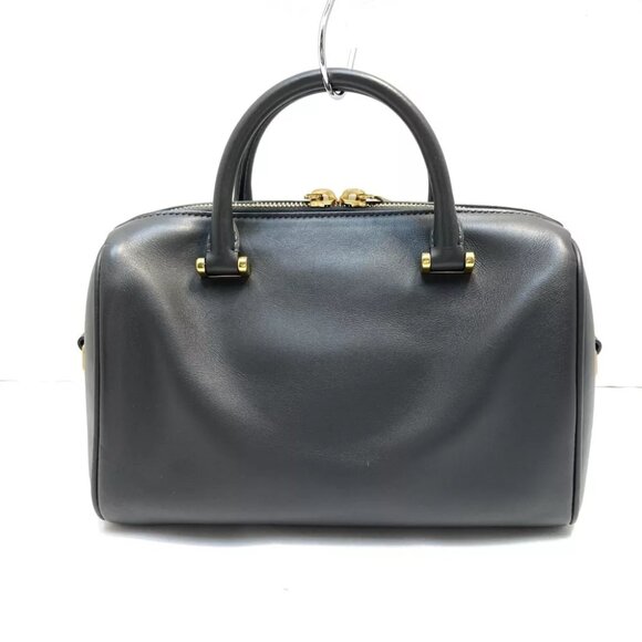 Auth SAINT LAURENT PARIS Baby Duffle Gray Leather - Handbag - Picture 3 of 9